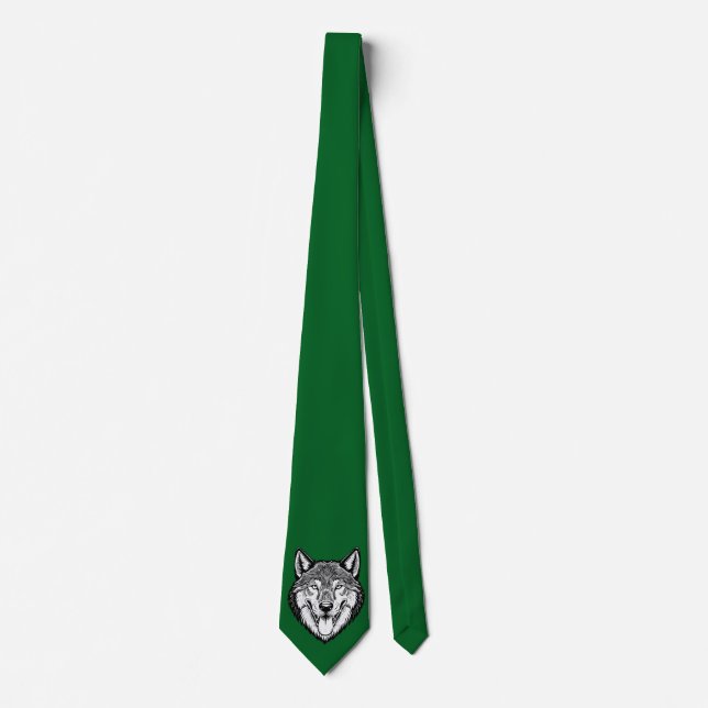 Wolf head from the front neck tie (Front)