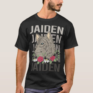 Wolf Head - Jaiden Name T-Shirt