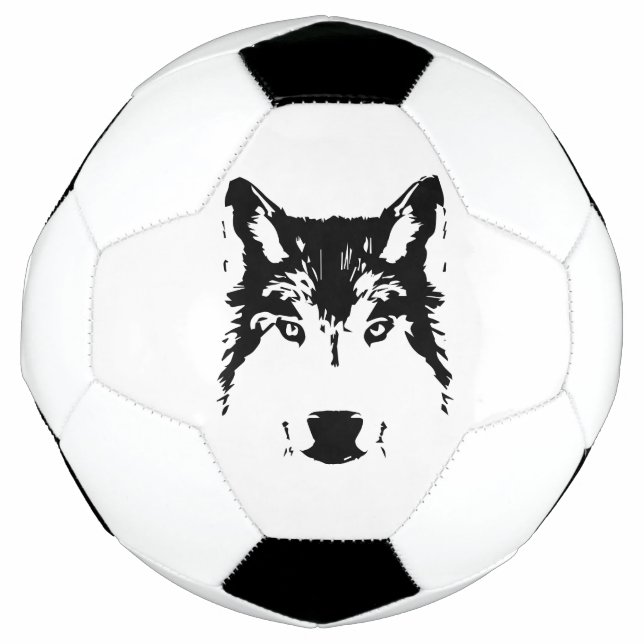 Wolf head soccer ball (Front)