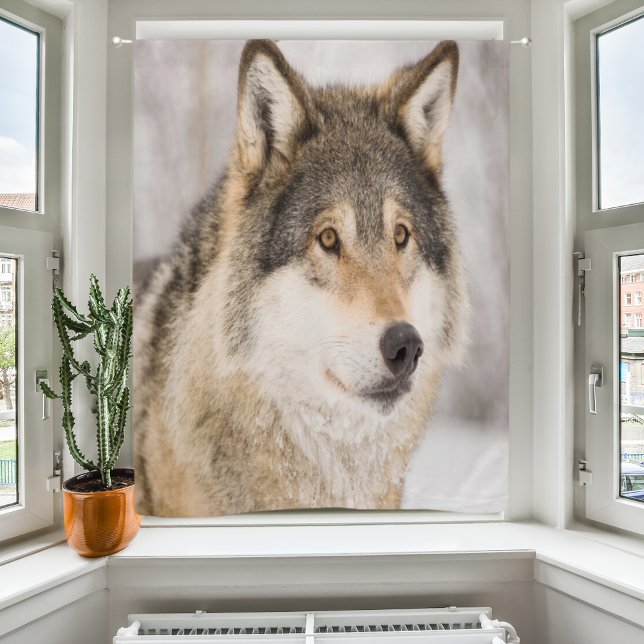 Wolf head winter blackout curtains (Creator Uploaded)
