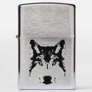 Wolf head zippo lighter
