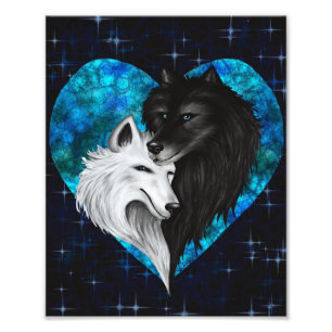 Wolf Heart Print - Valentine's Edition