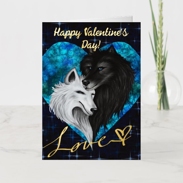 Wolf Heart - Valentine's Card (Front)