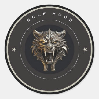 Wolf Hood Sticker