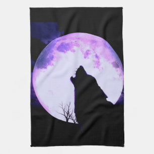 Wolf Howl Kitchen Towel