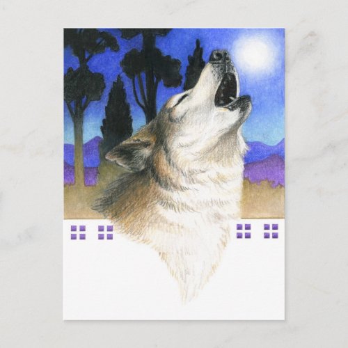 Wolf Howl Postcard