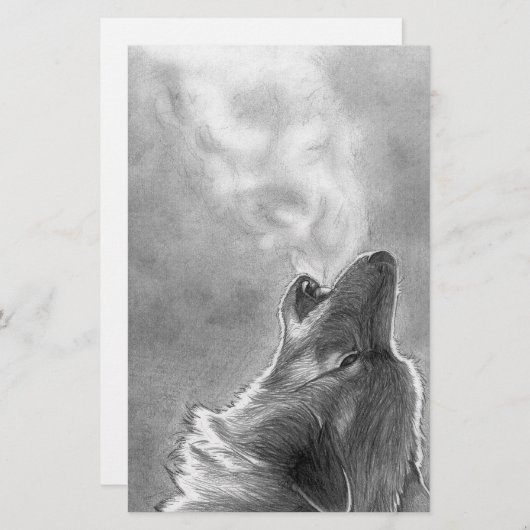 Wolf Howling (Front/Back)