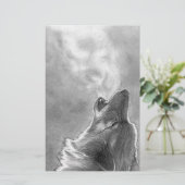 Wolf Howling (Standing Front)