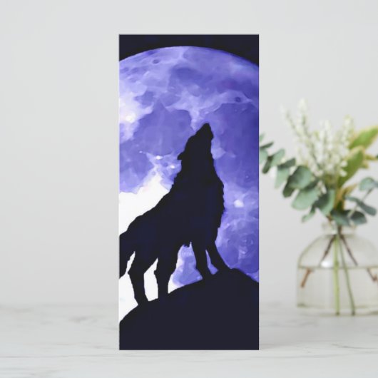 Wolf Howling at Moon (Standing Front)