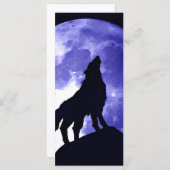 Wolf Howling at Moon (Front/Back)