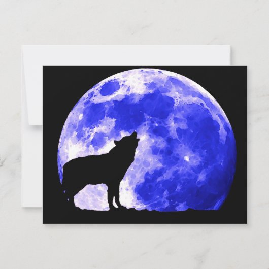 Wolf Howling at Moon (Front)