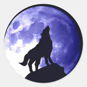 Wolf Silhouette Stickers