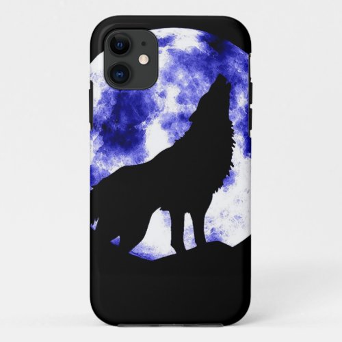 Wolf Howling at Moon iPhone 5 Cover