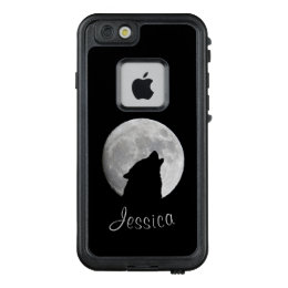 Wolf Howling at The Full Moon, Your Name LifeProof FRĒ iPhone 6/6s Case