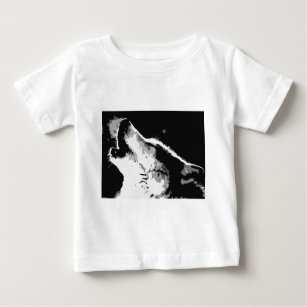 Wolf Howling Baby T-Shirt