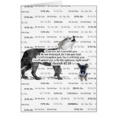 Wolf Howling Chihuahua - Do Not Fear - Faith Black (Front)