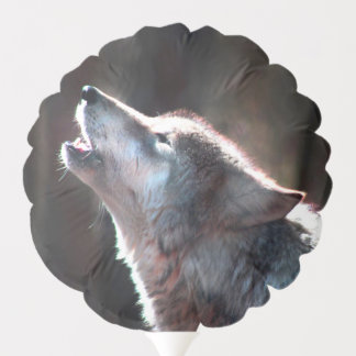 Wolf Howling Lone Wolf Balloon