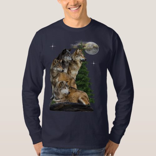 Wolf Howling T_Shirt