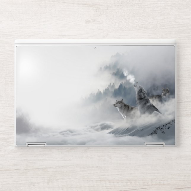 Wolf HP Laptop Skin (Front)
