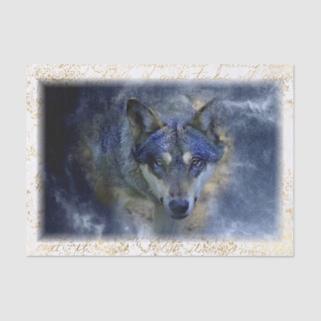 Wolf Hunter Tissue Paper (Front)
