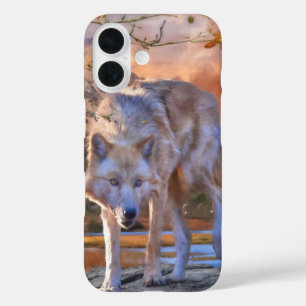 Wolf HUNTING GROUNDS iPhone 16 Case