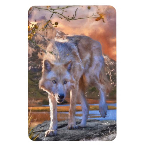 Wolf HUNTING GROUNDS Magnet