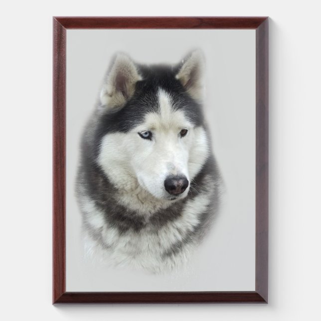 Wolf Hybrid "Alpha" Award Plaque (Vertical)