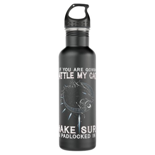 Wolf If Your Path Demands You Walk Through Hell Wa Stainless Steel Water Bottle
