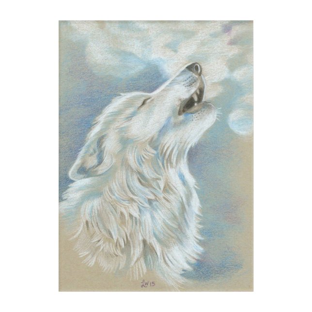 Wolf II Acrylic Print (Front)