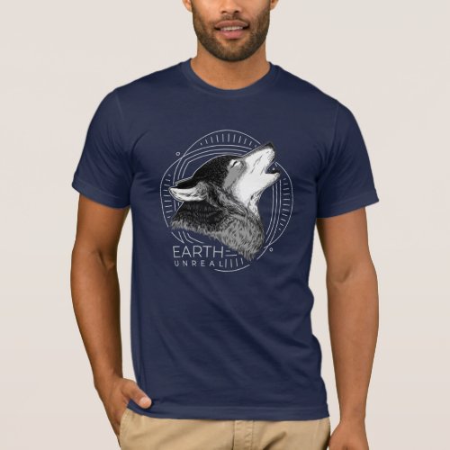 Wolf Illustration T_shirt