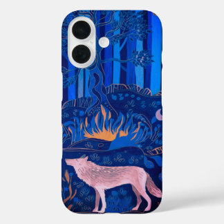 Wolf in a Mystical Forest iPhone 16 Case