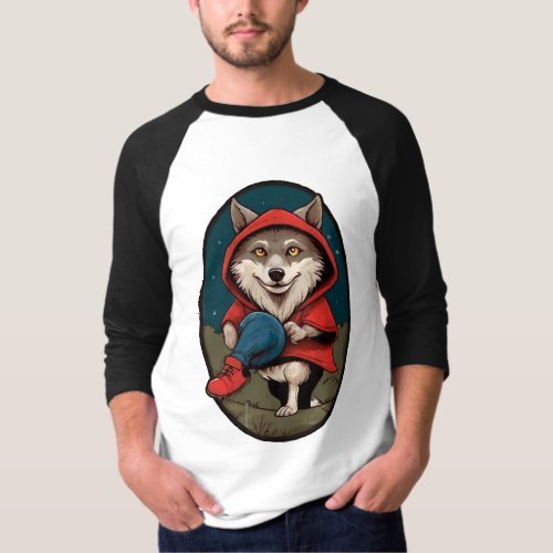 Wolf in Disguise Red Riding Hood Redux T_Shirt