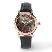 Wolf In Fall Foliage Watch