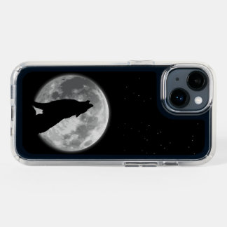 Wolf in Moon Speck iPhone 14 Case