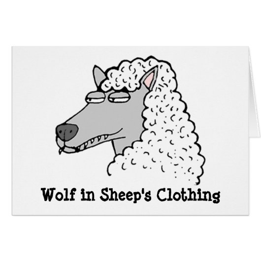 Wolf in Sheep's Clothing Cards (Front Horizontal)