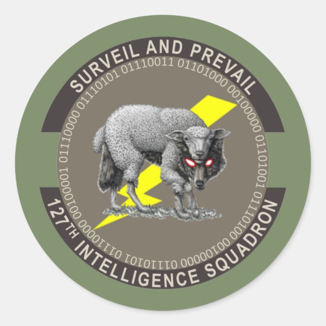 Wolf in Sheep's Clothing Classic Round Sticker (Front)