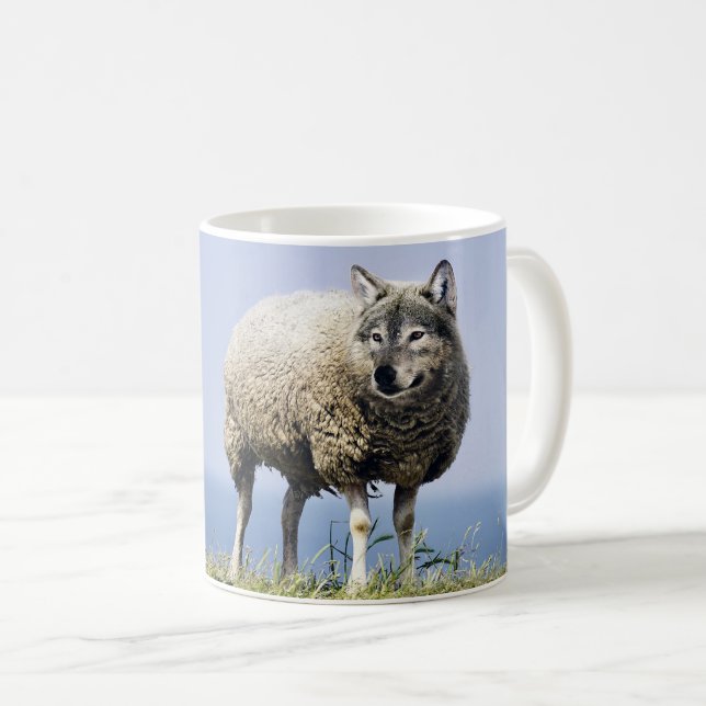 Wolf in sheeps clothing coffee mug (Front Right)