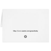 Wolf in Snow Cards (Back Horizontal)