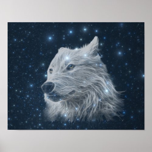 Wolf in Stars Poster