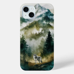 Wolf In The Forest iPhone 15 Plus Case