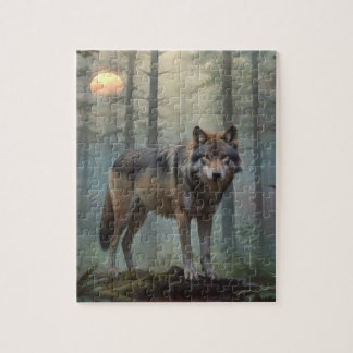 Wolf in the Forest Jigsaw Puzzle