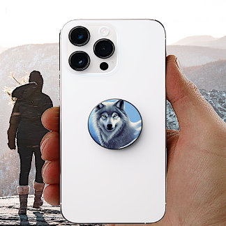 Wolf in the Snow PopSocket