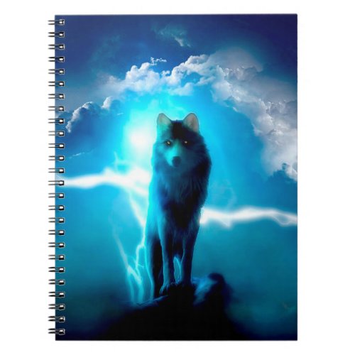 Wolf in the thunderstorm notebook