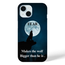WOLF - Inspirational quote about Fear