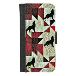 Wolf iPhone 8/7 Wallet Case
