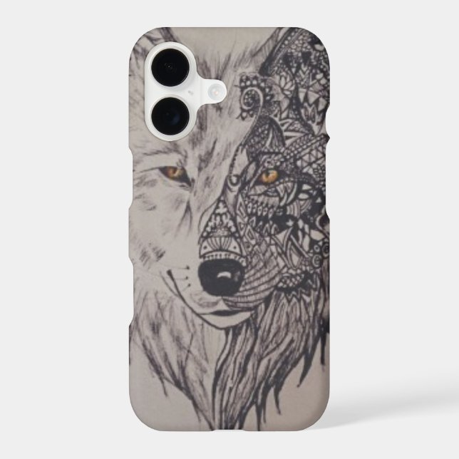 Wolf IPhone X case (Back)