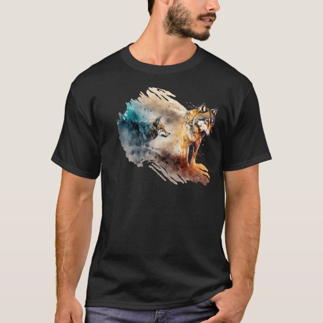 wolf is my spirit animal "nice" T-Shirt (Front)