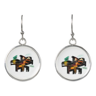 Wolf joy autumn  earrings