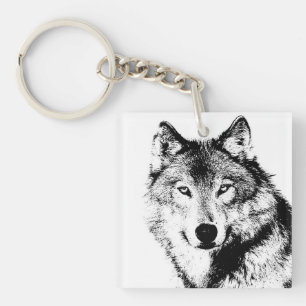 Wolf Keychain