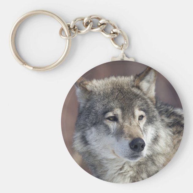 wolf keychain